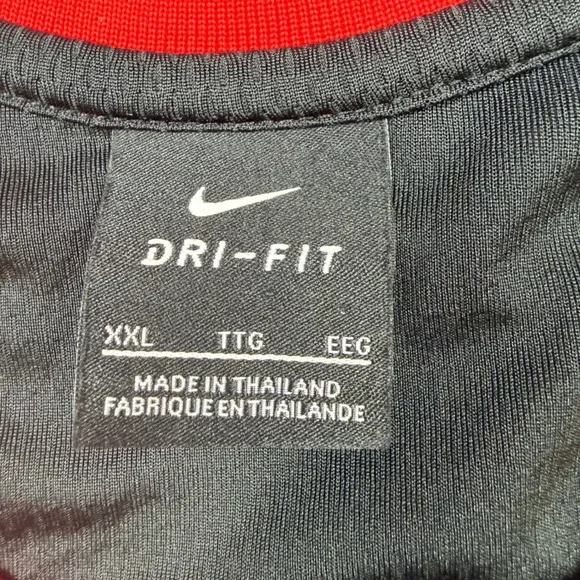 Nike Basketball Jersey Mens XXL Black Dri-FIT Mesh Standard Fit Tank NWT - Picture 7 of 10
